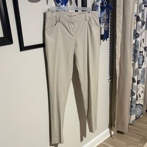 Classic Women's Beige Straight Leg Pants